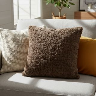 Faux fur Curly mocha