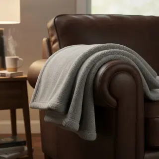 Faux fur COSY taupe