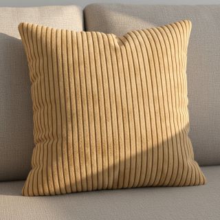 Faux fur Shadow stripes bronze