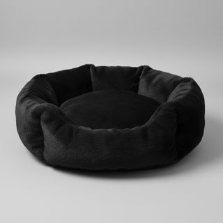 Faux fur SMOOTH black