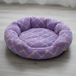 Faux fur with Tule MULTI lilac