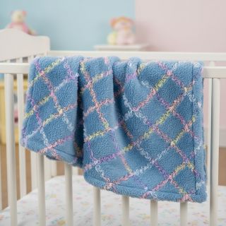 Faux fur with Tule MULTI blue shadow