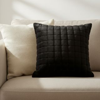 Faux fur Block black