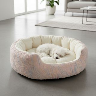 Faux fur with Tule powder