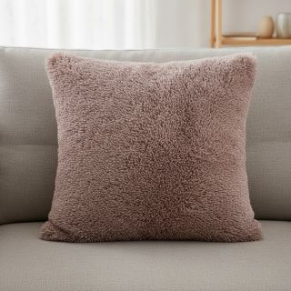 Faux fur LUREX SILVER old blush