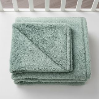 Faux fur LUREX SILVER old green