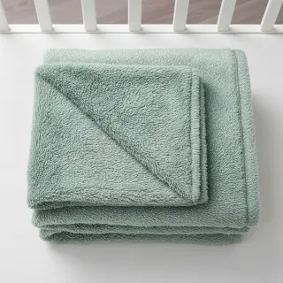 Faux fur LUREX SILVER old green