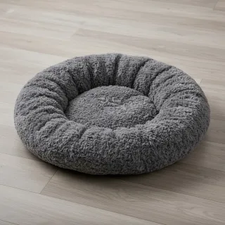 Faux fur Curly grey