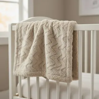 Faux fur light sand