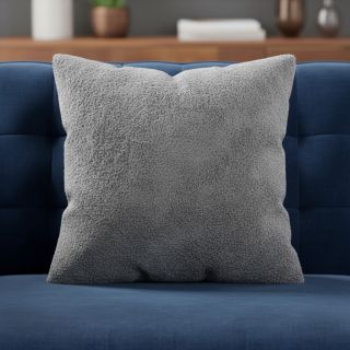 Faux fur LUREX SILVER grey