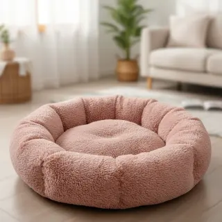 Faux fur LUREX SILVER rose