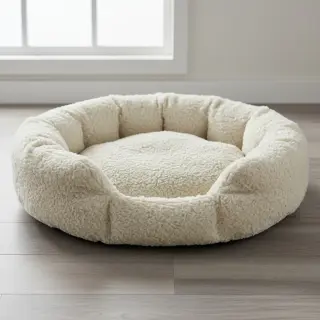 Faux fur Curly ecru