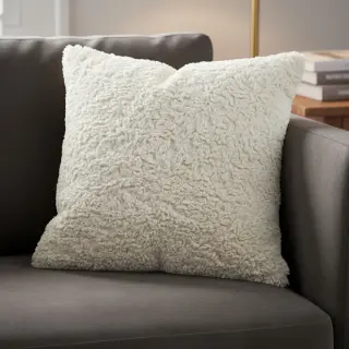 Faux fur Curly ecru