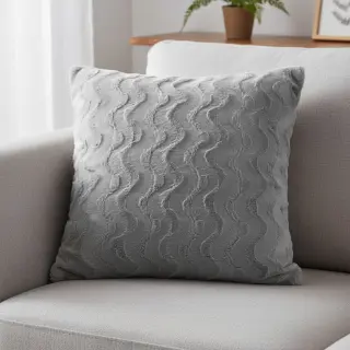 Faux fur light grey