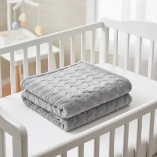 Faux fur light grey