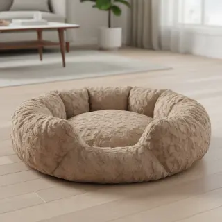 Faux fur sand