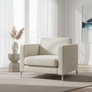 Faux leather GLADIATOR blanc