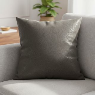 Faux leather STRUCTURE grey