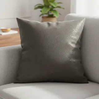 Faux leather STRUCTURE grey