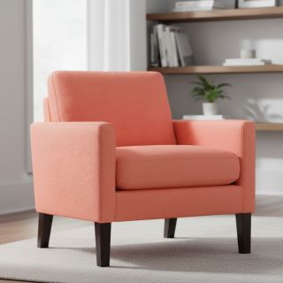 Faux leather KARIA peach