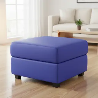 Faux leather KARIA cobalt