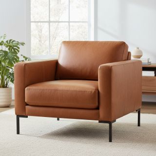 Faux leather KARIA moka