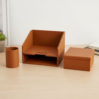 Faux leather KARIA moka