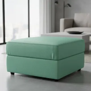 Faux leather KARIA chlorophylle