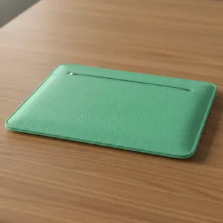 Faux leather KARIA chlorophylle
