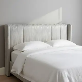 Faux leather ECORCE argent