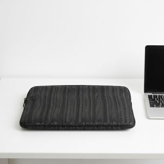 Faux leather ECORCE noir