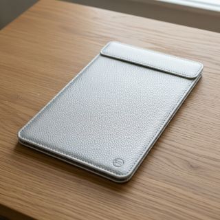 Faux leather KARIA argent