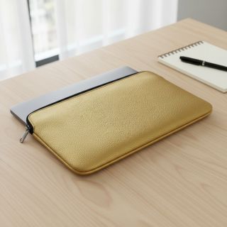 Faux leather KARIA gold