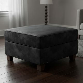 Faux leather FOIL black