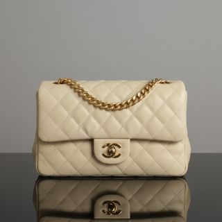 Faux leather MATELASSE mastic