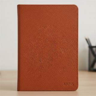 Faux leather KARIA sienne