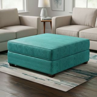 Faux leather COBRA turquoise