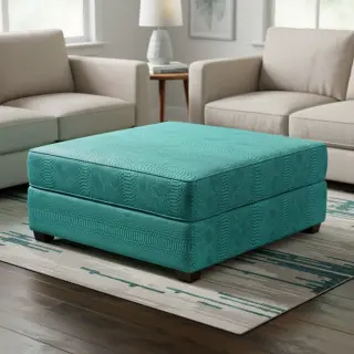 Faux leather COBRA turquoise