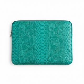 Faux leather COBRA turquoise