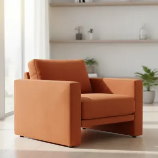 Suede ALASKA orange/brique