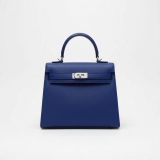 Faux leather KARIA bleu