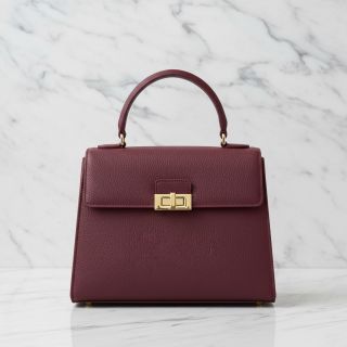 Faux leather KARIA amethyste