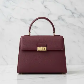 Faux leather KARIA amethyste