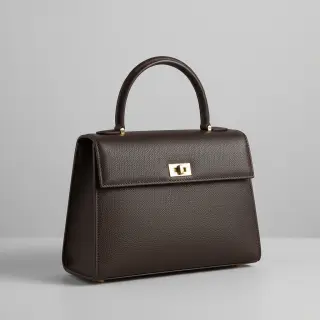 Faux leather KARIA ebene