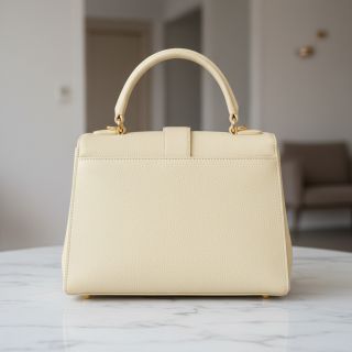 Faux leather KARIA ivoire