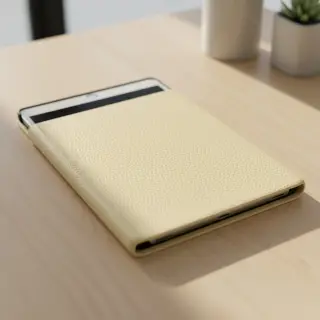 Faux leather KARIA ivoire