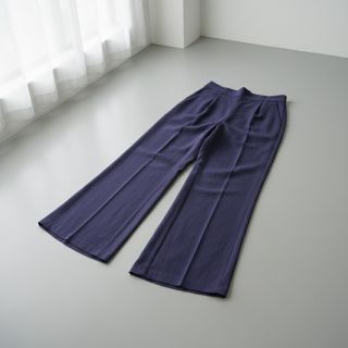 Linen viscose WASHED navy