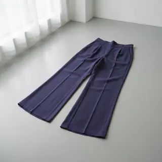 Linen viscose WASHED navy
