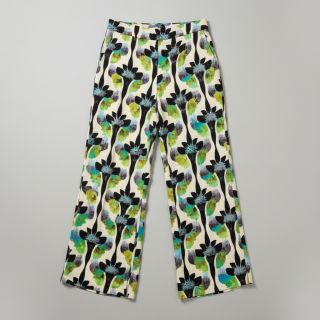 Linen viscose Artificial flower design A digital print