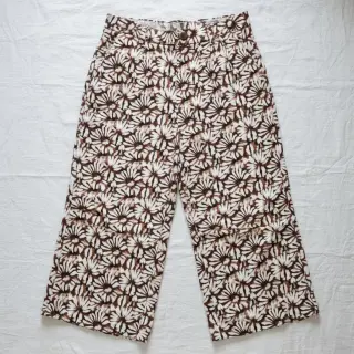 Linen viscose Dandelions digital print